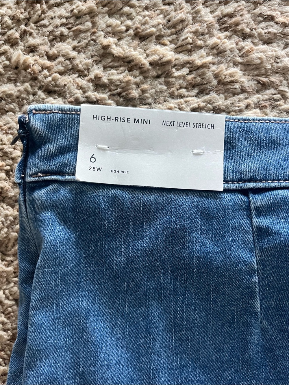 Denim mini skort - Picture 4 of 4